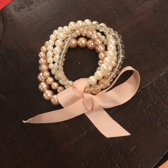 Pearl Bracelet Set NWOT - Picture 2 of 3